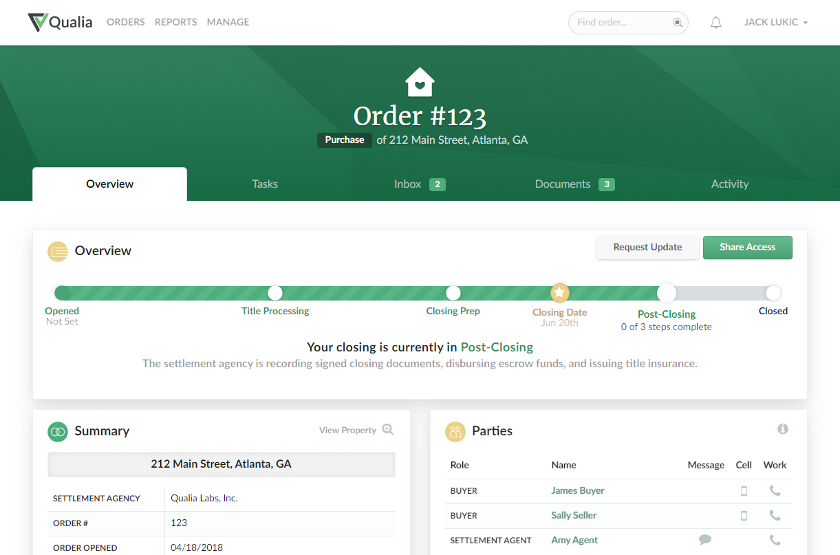 Real Estate Closings for Buyers and Sellers Qualia